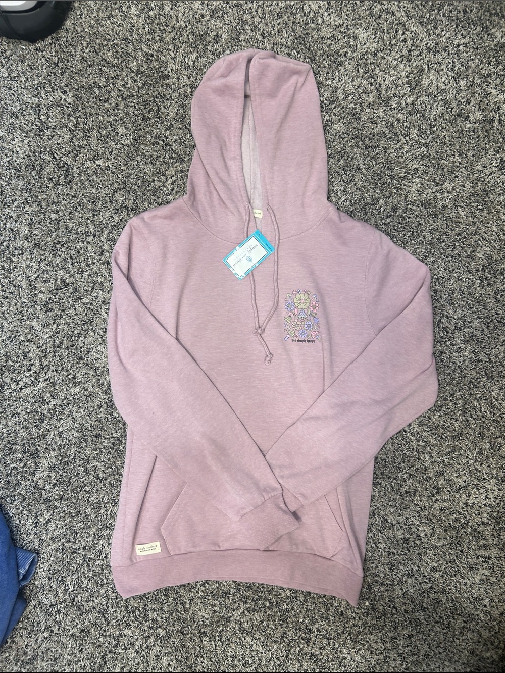 Simply Southern Dusty Rose Pullover Hoodie